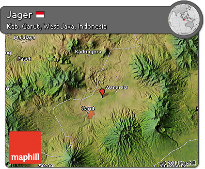 Satellite Map of Jager