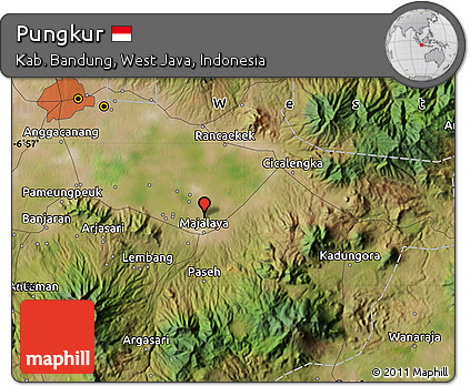 Satellite Map of Pungkur