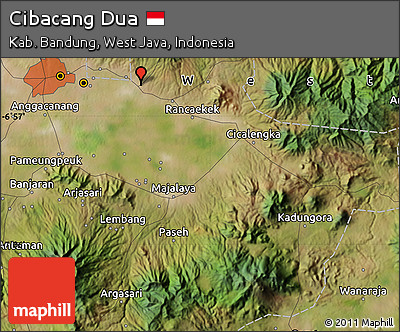 Satellite Map of Cibacang Dua