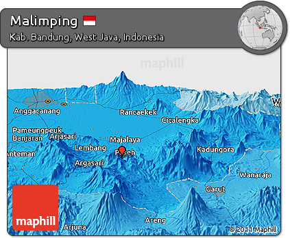 Political Panoramic Map of Malimping