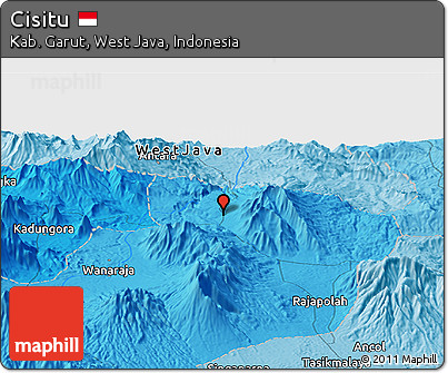 Political Panoramic Map of Cisitu
