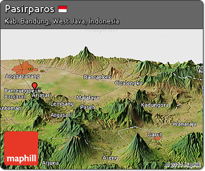 Satellite Panoramic Map of Pasirparos