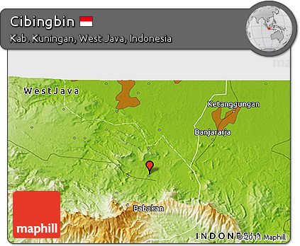 Physical 3D Map of Cibingbin