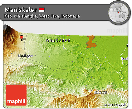 Physical 3D Map of Maniskaler