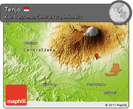 Physical 3D Map of Tenjo