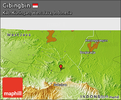 Physical 3D Map of Cibingbin