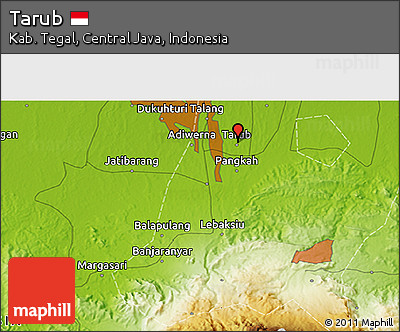 Physical 3D Map of Tarub
