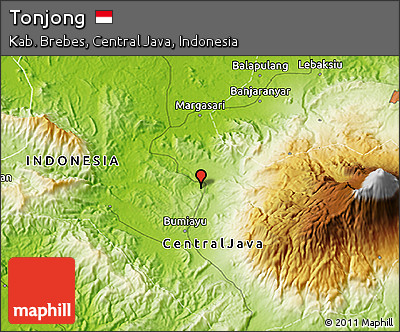 Physical 3D Map of Tonjong