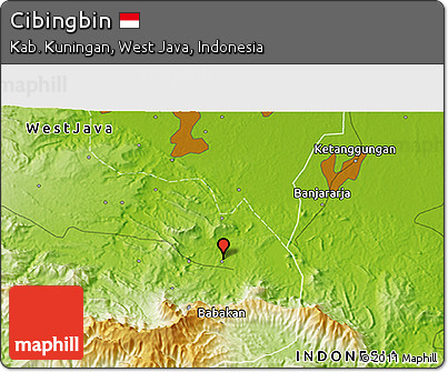 Physical 3D Map of Cibingbin