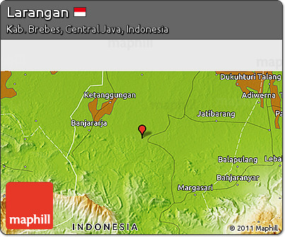 Physical 3D Map of Larangan