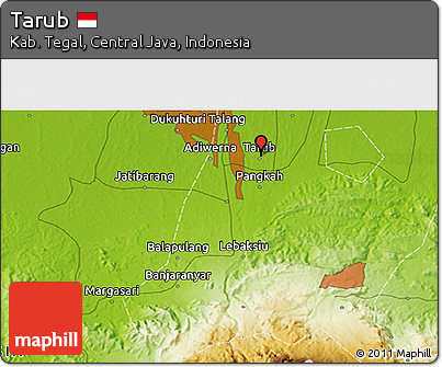 Physical 3D Map of Tarub