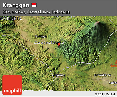 Satellite 3D Map of Kranggan