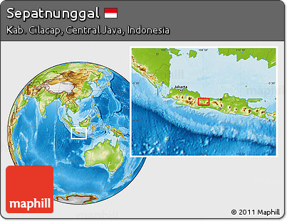 Physical Location Map of Sepatnunggal