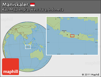 Savanna Style Location Map of Maniskaler