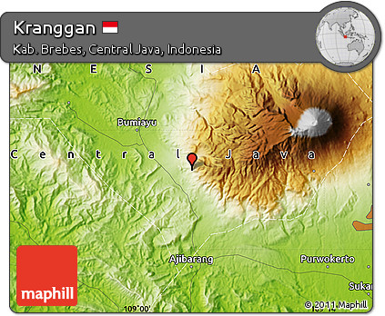 Physical Map of Kranggan