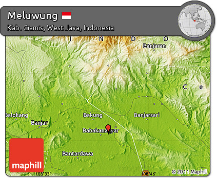 Physical Map of Meluwung