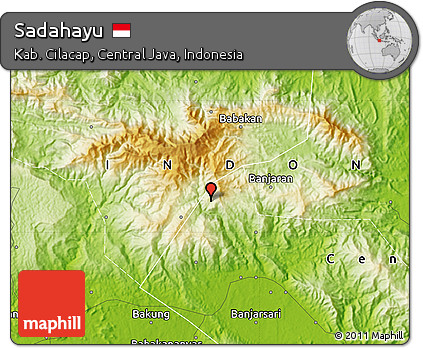 Physical Map of Sadahayu
