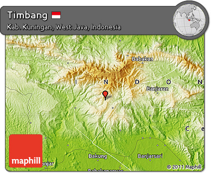 Physical Map of Timbang