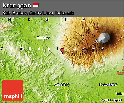 Physical Map of Kranggan