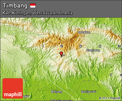 Physical Map of Timbang