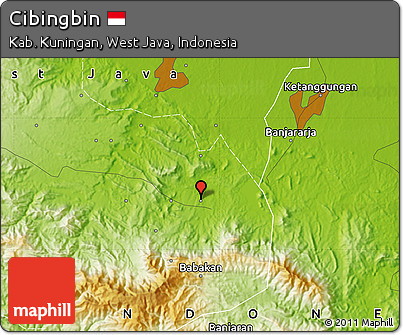Physical Map of Cibingbin