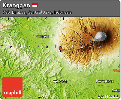 Physical Map of Kranggan