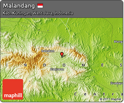 Physical Map of Malandang