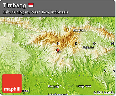 Physical Map of Timbang