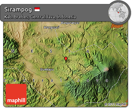 Satellite Map of Sirampog