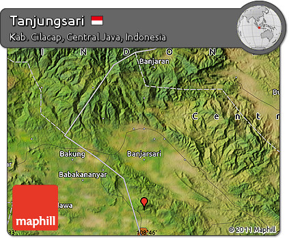 Satellite Map of Tanjungsari