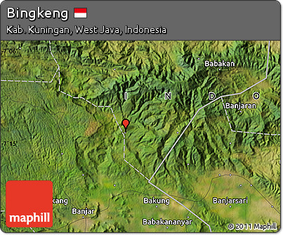 Satellite Map of Bingkeng