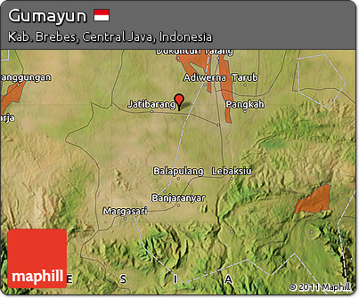 Satellite Map of Gumayun