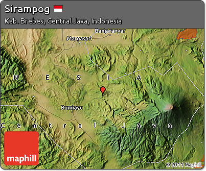 Satellite Map of Sirampog