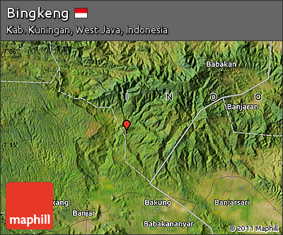 Satellite Map of Bingkeng