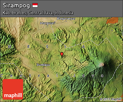 Satellite Map of Sirampog