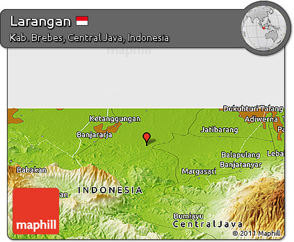 Physical Panoramic Map of Larangan