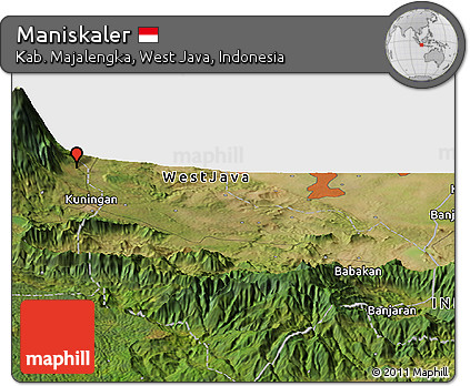 Satellite Panoramic Map of Maniskaler