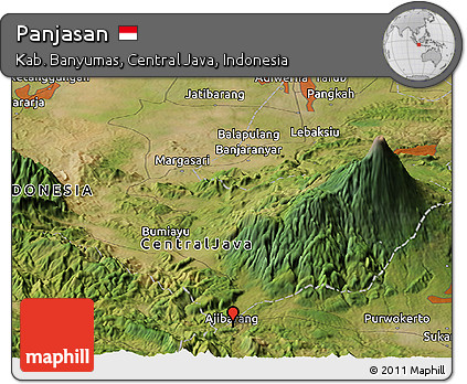 Satellite Panoramic Map of Panjasan