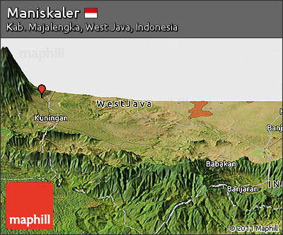 Satellite Panoramic Map of Maniskaler
