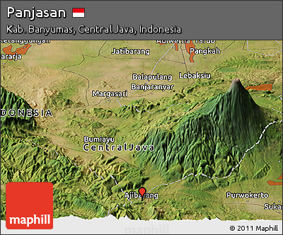 Satellite Panoramic Map of Panjasan