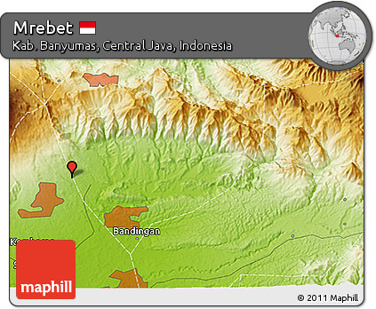 Physical 3D Map of Mrebet