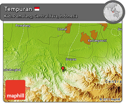 Physical 3D Map of Tempuran