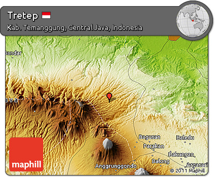 Physical 3D Map of Tretep