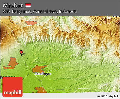 Physical 3D Map of Mrebet