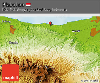 Physical 3D Map of Plabuhan
