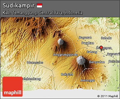 Physical 3D Map of Sudikampir