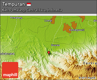 Physical 3D Map of Tempuran