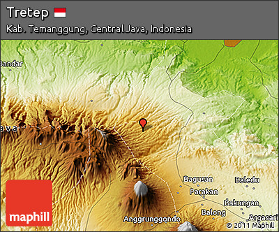 Physical 3D Map of Tretep