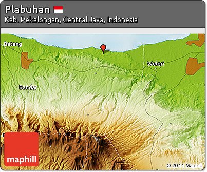 Physical 3D Map of Plabuhan