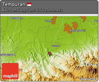 Physical 3D Map of Tempuran